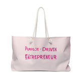 Purpose-Driven Entrepreneur Weekender Bag