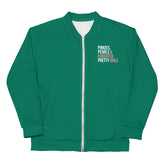 Pinkies Pearls & Educated Pretty Girls Bomber Jacket - Green