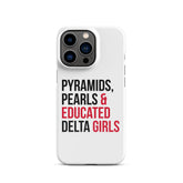 Pyramids Pearls & Educated Delta Girls Snap Case For iPhone®
