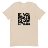 Black Women Glow Different T-Shirt