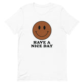 Have A Nice Day T-Shirt - Brown & Black