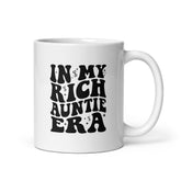 In My Rich Auntie Era White Glossy Mug