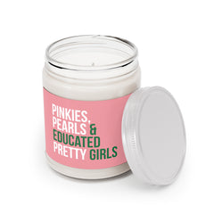 Pinkies Pearls & Educated Pretty Girls Scented Candles - Pink