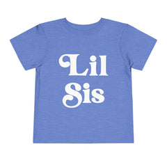 Lil Sis Toddler Shirt - White