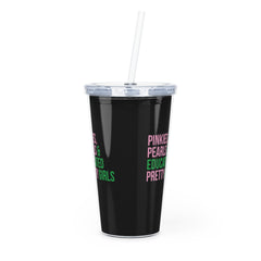 Pinkies Pearls & Educated Pretty Girls 20oz Tumbler - Black
