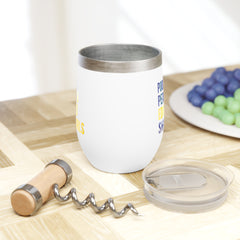 Poodles Pearls & Educated Sigma Girls Wine Tumbler - Multi