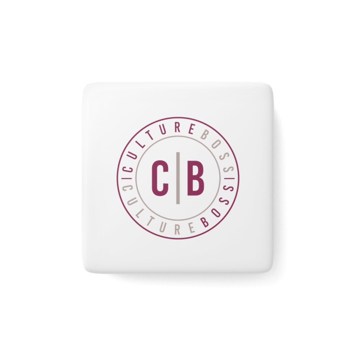 Culture Boss Square Porcelain Magnet