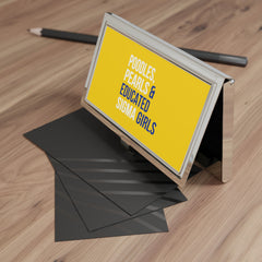 Poodles Pearls & Educated Sigma Girls Business Card Holder - Multi