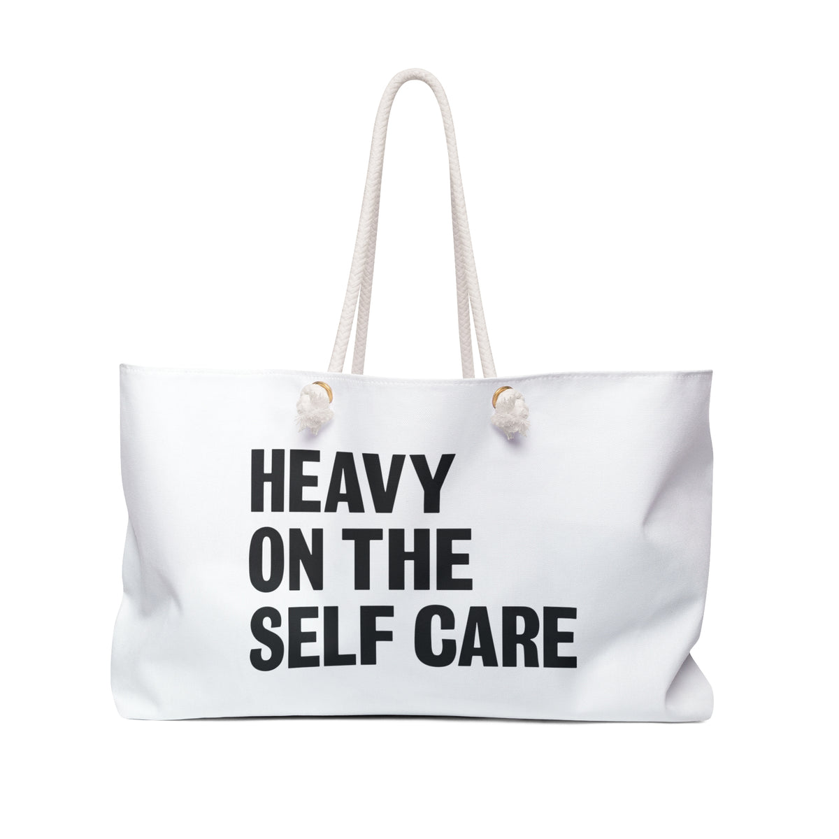 Heavy On The Self Care Weekender Bag