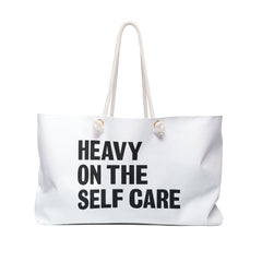 Heavy On The Self Care Weekender Bag