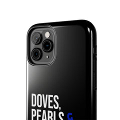 Doves, Pearls & Educated Zeta Girls Tough Case For IPhone® - Black