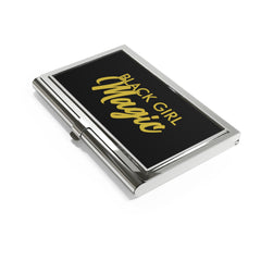 Black Magic Girl Business Card Holder