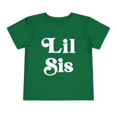 Lil Sis Toddler Shirt - White