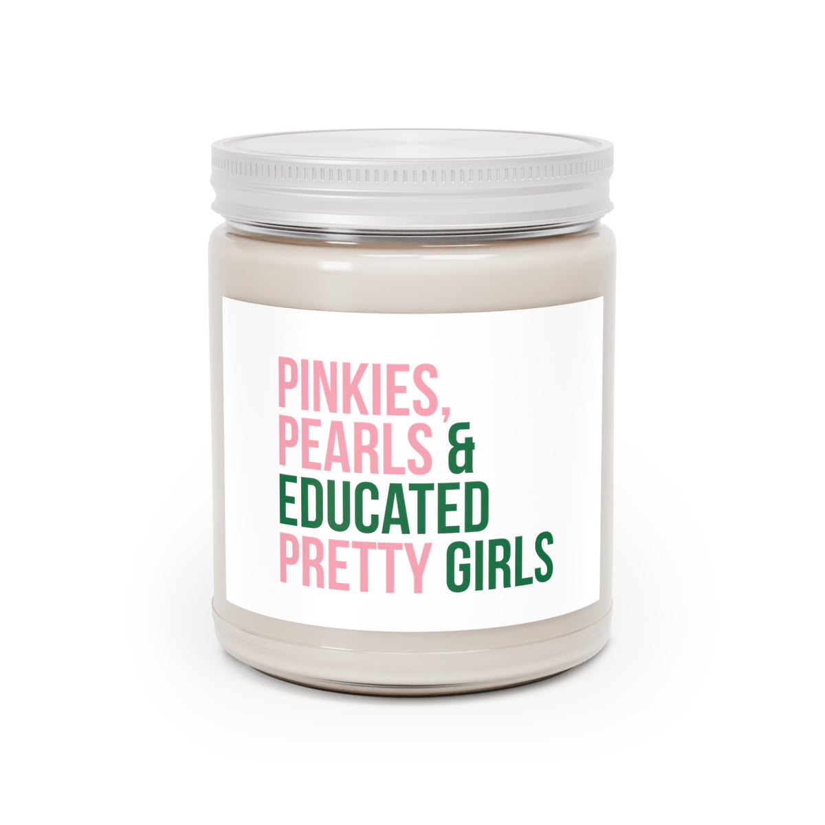 Pinkies Pearls & Educated Pretty Girls Scented Candles - White