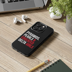 Pyramids Pearls & Educated Delta Girls Tough Case For IPhone® - Black