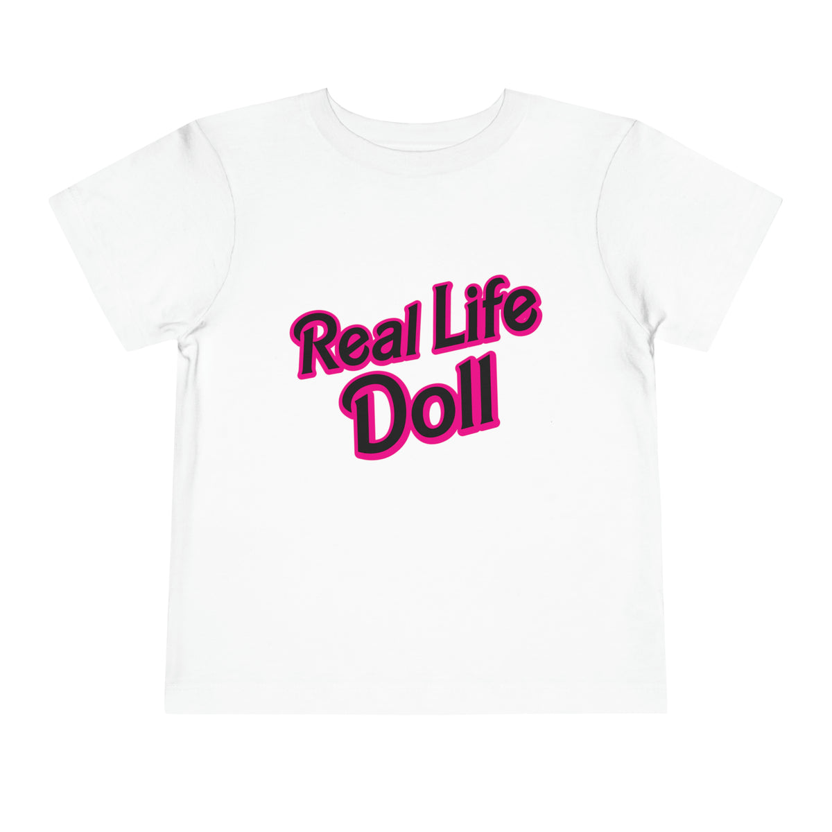 Real Life Doll Barbs Toddler T-Shirt - Black