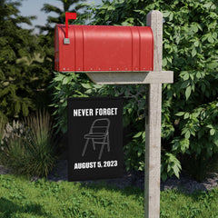 Never Forget August 5, 2023 - Montgomery Riverfront Brawl Garden Flag - Black
