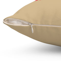Pyramids Pearls & Educated Delta Girls Pillow - Cream & Crimson