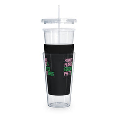 Pinkies Pearls & Educated Pretty Girls 20oz Tumbler - Black