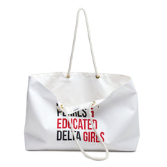 Pyramids Pearls & Educated Delta Girls Weekender Bag