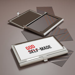 God Made Business Card Holder