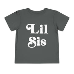 Lil Sis Toddler Shirt - White