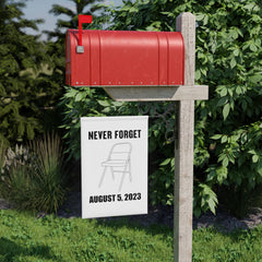 Never Forget August 5, 2023 - Montgomery Riverfront Brawl Garden Flag - White