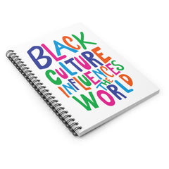 Black Culture Influences The World Spiral Notebook - Multi