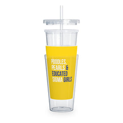 Poodles Pearls & Educated Sigma Girls 20oz Tumbler - Multi