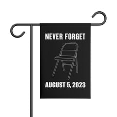 Never Forget August 5, 2023 - Montgomery Riverfront Brawl Garden Flag - Black