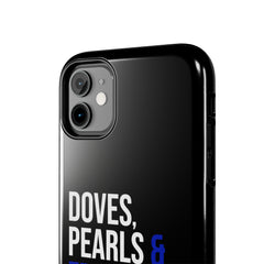Doves, Pearls & Educated Zeta Girls Tough Case For IPhone® - Black