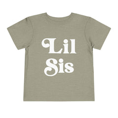 Lil Sis Toddler Shirt - White