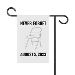 Never Forget August 5, 2023 - Montgomery Riverfront Brawl Garden Flag - White
