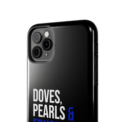Doves, Pearls & Educated Zeta Girls Tough Case For IPhone® - Black