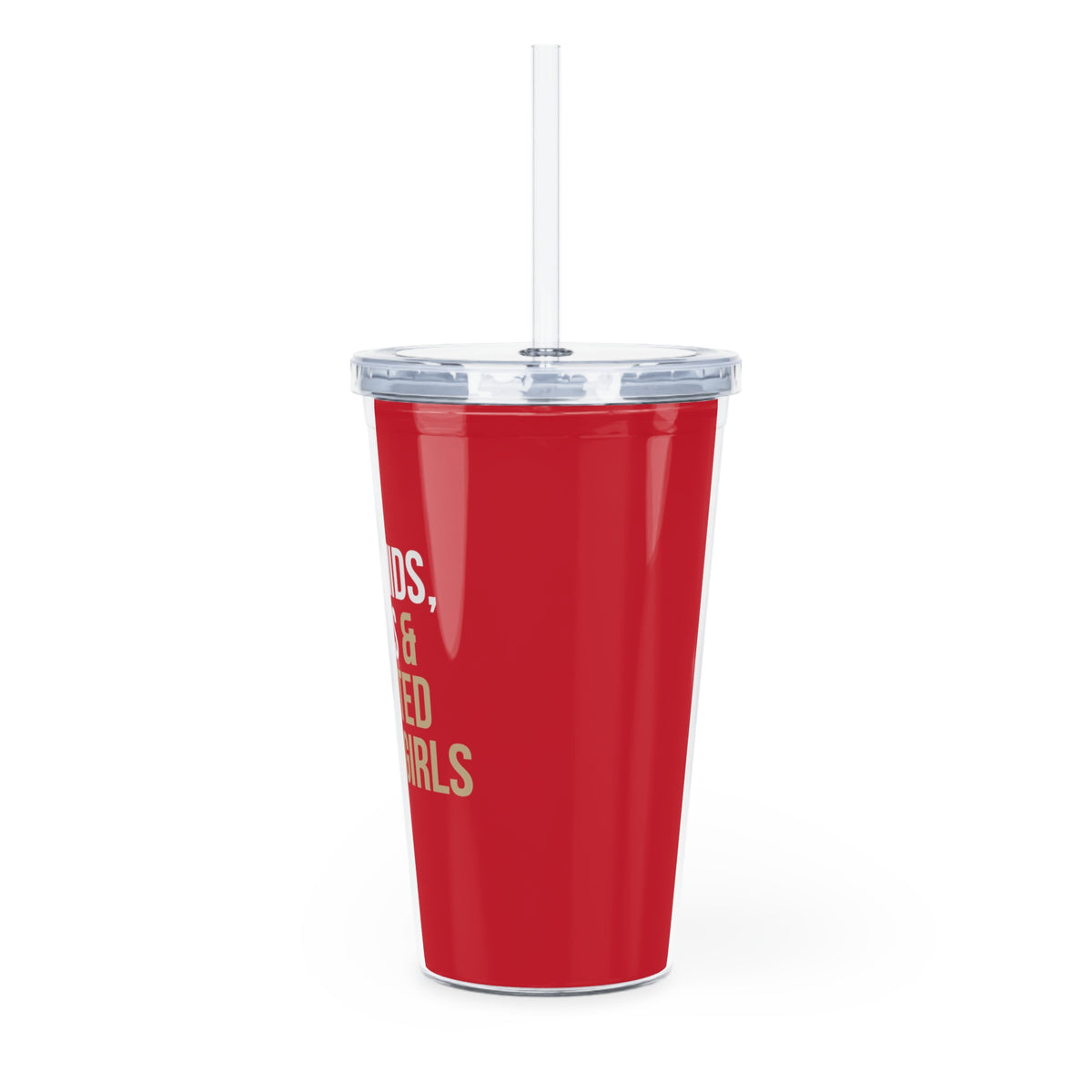 Pyramids Pearls & Educated Delta Girls 20oz Tumbler - Crimson