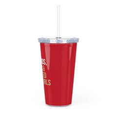 Pyramids Pearls & Educated Delta Girls 20oz Tumbler - Crimson