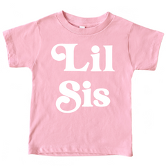 Lil Sis Baby Shirt - White