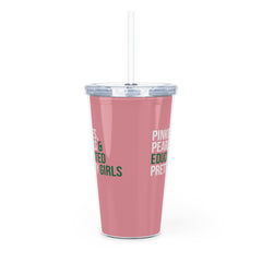 Pinkies Pearls & Educated Pretty Girls 20oz Tumbler - Pink