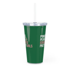 Pinkies Pearls & Educated Pretty Girls 20oz Tumbler - Green