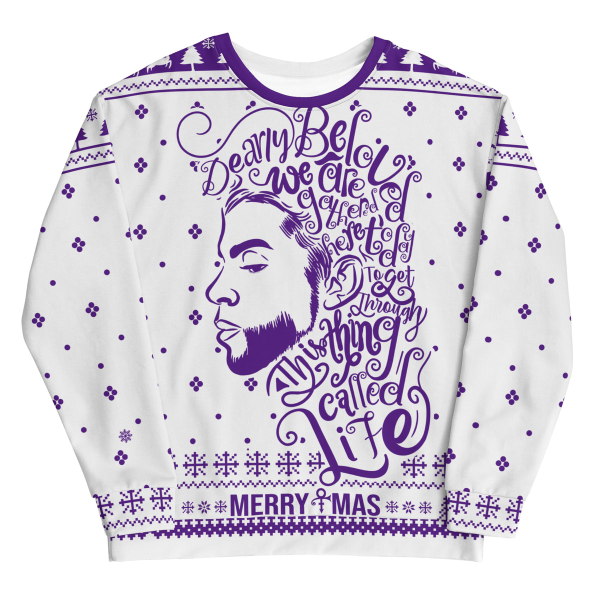 Prince Recycled Ugly Christmas Sweater