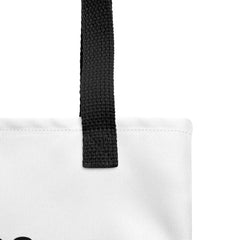 Pyramids Pearls & Educated Delta Girls Tote - White Multi Black