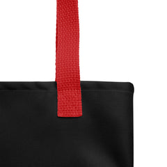 Pyramids Pearls & Educated Delta Girls Tote - Black Multi Red