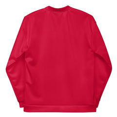 Pyramids Pearls & Educated Delta Girls Bomber Jacket - Crimson & White