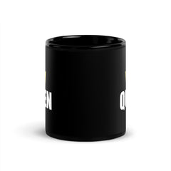 Queen Black Glossy Mug