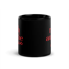 Rich Auntie Juice Black Glossy Mug - Red