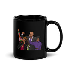 Right On Black Glossy Mug