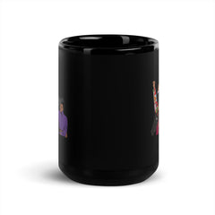Right On Black Glossy Mug