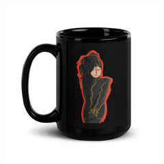 Janet Jackson Control Black Glossy Mug