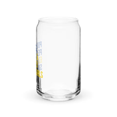 Poodles Pearls & Educated Sigma Girls 16 oz Can-Shaped Glass