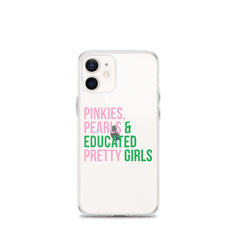 Pinkies Pearls & Educated Pretty Girls Clear iPhone® Case